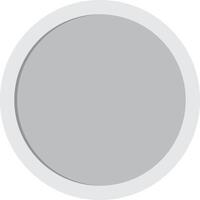A silver coin with no signs on it. A silver coin with blank surface. vector