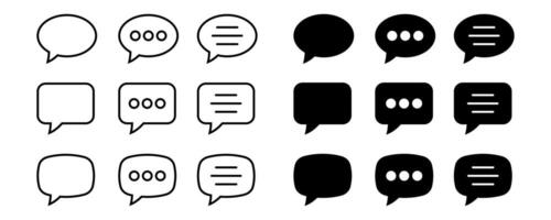 Chat icon. Talk bubble speech icon. Dialogue balloon icon. vector