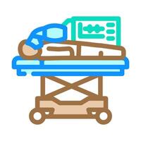 resuscitation efforts color icon illustration vector