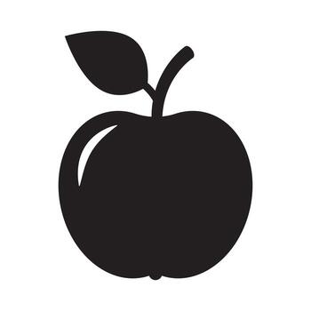 Apple icon. Apple sign symbol for web site and app design. vector