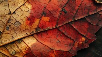 Leaf close up photo