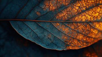Leaf close up photo