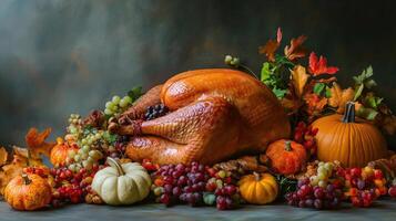 Close-up view of beautiful thanksgiving concept photo