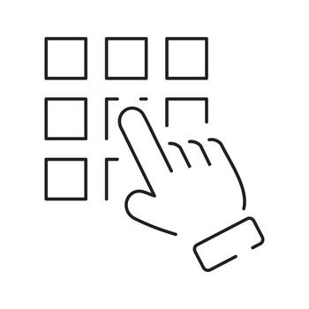 Money Related Line Icon. Contains such Icons as Wallet, ATM, Bundle of Money, Hand with a Coin and more. vector