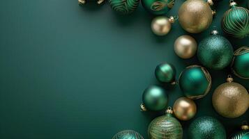 Emerald green frame with emerald green and gold photo