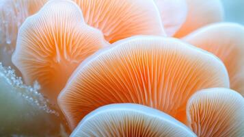 Sajor-caju mushroom abstract macro image photo