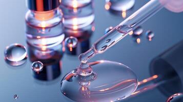 Pipette with Serum with Liquids photo