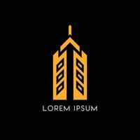apartment logo design, creative and modern appartment logo for your brand vector
