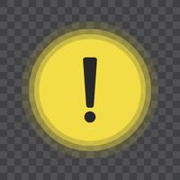 Alert icon. Caution icon. Warning icon. vector