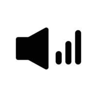 Volume icon. Sound level. vector