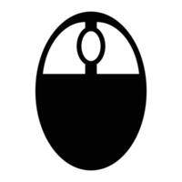 Simple mouse device icon vector
