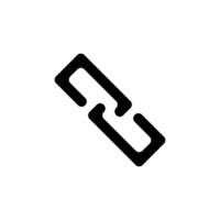 Flat design link icon. vector