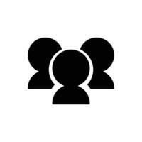 Group icon. Community icon. vector