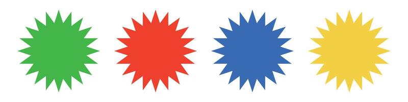 Emphasis mark. A set of pop mark icons vector