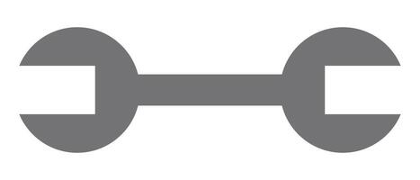 Spanner icon. Wrench icon. vector