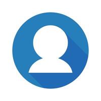 Modern user icon vector