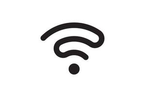 Wi Fi symbol signal connection. wireless internet technology sign. Wifi network communication icon. vector