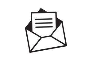 Mail icon sign. Letter envelope symbol. Message send to address illustration. vector