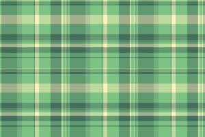Britain tartan seamless, multicultural plaid check fabric. Ireland background pattern textile texture in green and light colors. vector