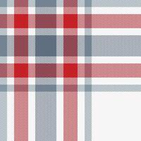 Plaid check pattern. Seamless fabric texture. Tartan textile print. vector