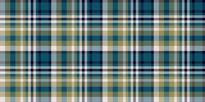 Perfect fabric pattern, paper plaid textile check. Colour seamless tartan texture background in cyan and white colors. vector