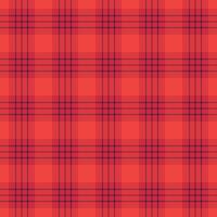 New york tartan textile seamless, loft fabric background. Close-up texture check pattern plaid in red and dark colors. vector