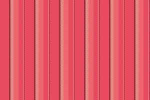 Deco background pattern, deep textile lines texture. Wrapping stripe fabric vertical seamless in red and orange colors. vector