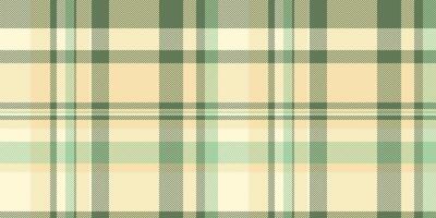 Improvement background check, mother fabric tartan textile. List seamless pattern texture plaid in wheat and light goldenrod yellow colors. vector