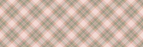 Valentines day plaid fabric textile, skill texture tartan pattern. Shape background check seamless in light and pastel colors. vector
