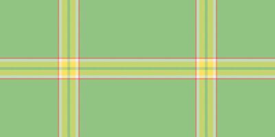 Skill background textile check, october seamless fabric. Fluffy tartan plaid texture pattern in green and yellow colors. vector