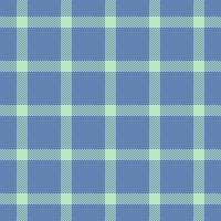 Identity textile fabric, chic tartan texture check. Machinery seamless pattern background plaid in blue and light colors. vector