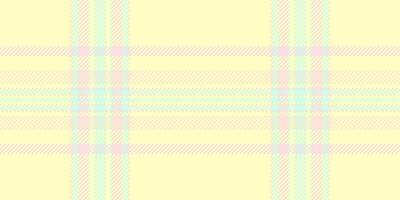 Composition seamless textile , horizontal pattern texture fabric. Bathroom tartan plaid check background in light and blanched almond colors. vector