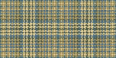 Discount pattern check seamless, season texture textile. Scrapbook plaid tartan background fabric in cyan and amber colors. vector