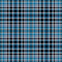 Napkin tartan background texture, party fabric seamless . Kind check textile plaid pattern in cyan and black colors. vector