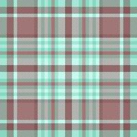 Interior pattern seamless , tee fabric tartan check. Path background textile plaid texture in pastel and teal colors. vector