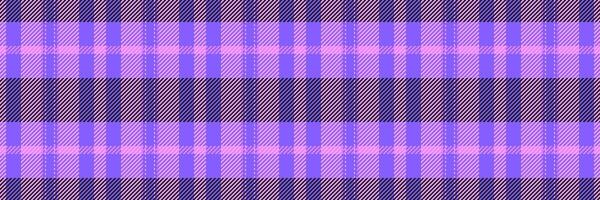 Silk fabric texture pattern, 1970s background plaid. Professional seamless textile check tartan in magenta and indigo colors. vector