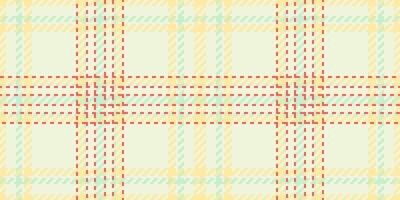 Goose foot texture pattern textile, calm tartan fabric background. Asymmetric plaid seamless check in light and yellow colors. vector