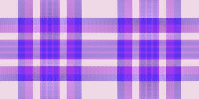 Scratched plaid background seamless, 20s fabric textile pattern. Victorian texture tartan check in light and indigo colors. vector