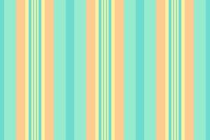 Industrial lines texture seamless, soft stripe fabric pattern. Rich textile vertical background in teal and yellow colors. vector