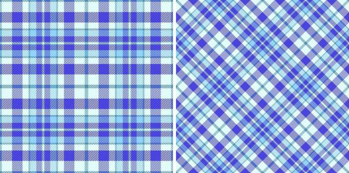 Plaid pattern tartan of background check with a fabric textile texture seamless. vector