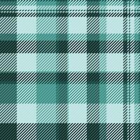 Yuletide texture fabric plaid, perfect seamless background tartan. Pano textile pattern check in light and teal colors. vector