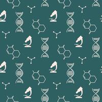science seamless pattern vector