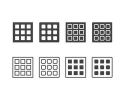 Hamburger menu icon, buttons for website, UI navigation, mobile app, presentation. design elements and user Interface icons. vector