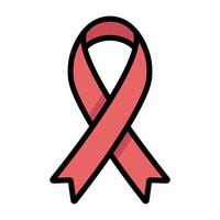 Simple Ribbon colorful icon. The icon can be used for websites, print templates, presentation templates, illustrations, etc vector