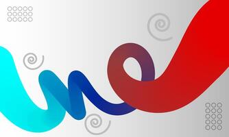 Gradient abstract wavy and liquid colorful 3d shape background.creative modern design, Digital technology, innovation, business concept vector