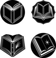 A Collection of Enchanting Book Logos vector