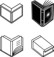 A Comprehensive Collection of Book Icons vector