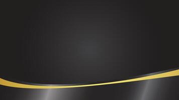 The abstract background design with a combination of black and gold looks elegant, the abstract background is elegant vector
