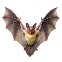 Adorable bat with wide wings and cute expression png