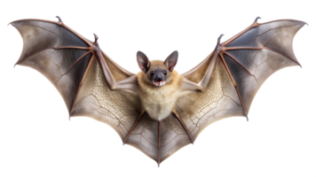 Close-up of bat with spread wings png